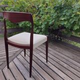 Set of 6 vintage Scandinavian chairs by Niels Otto Moller