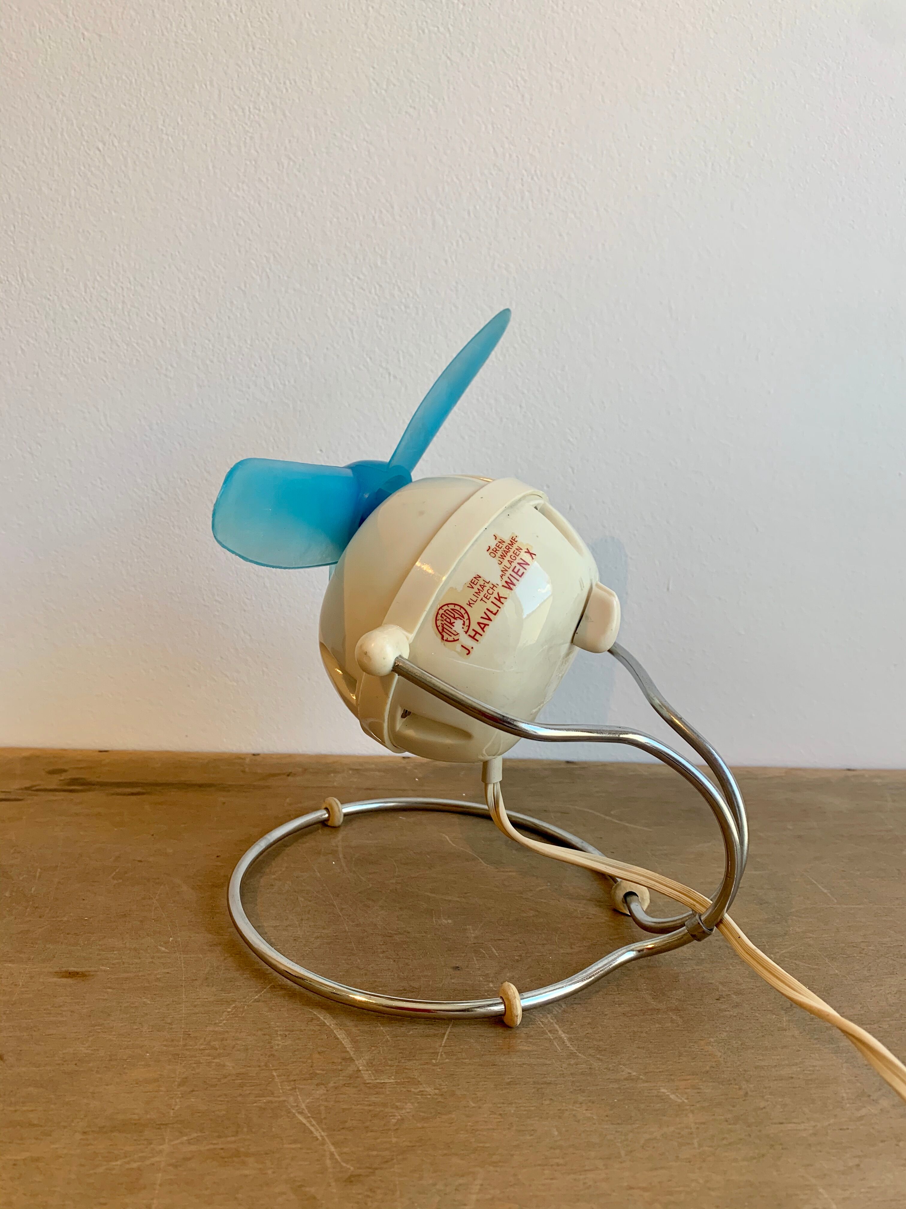 Vintage table fan lorenz, 1950s