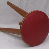 Tabouret with vintage piano screw