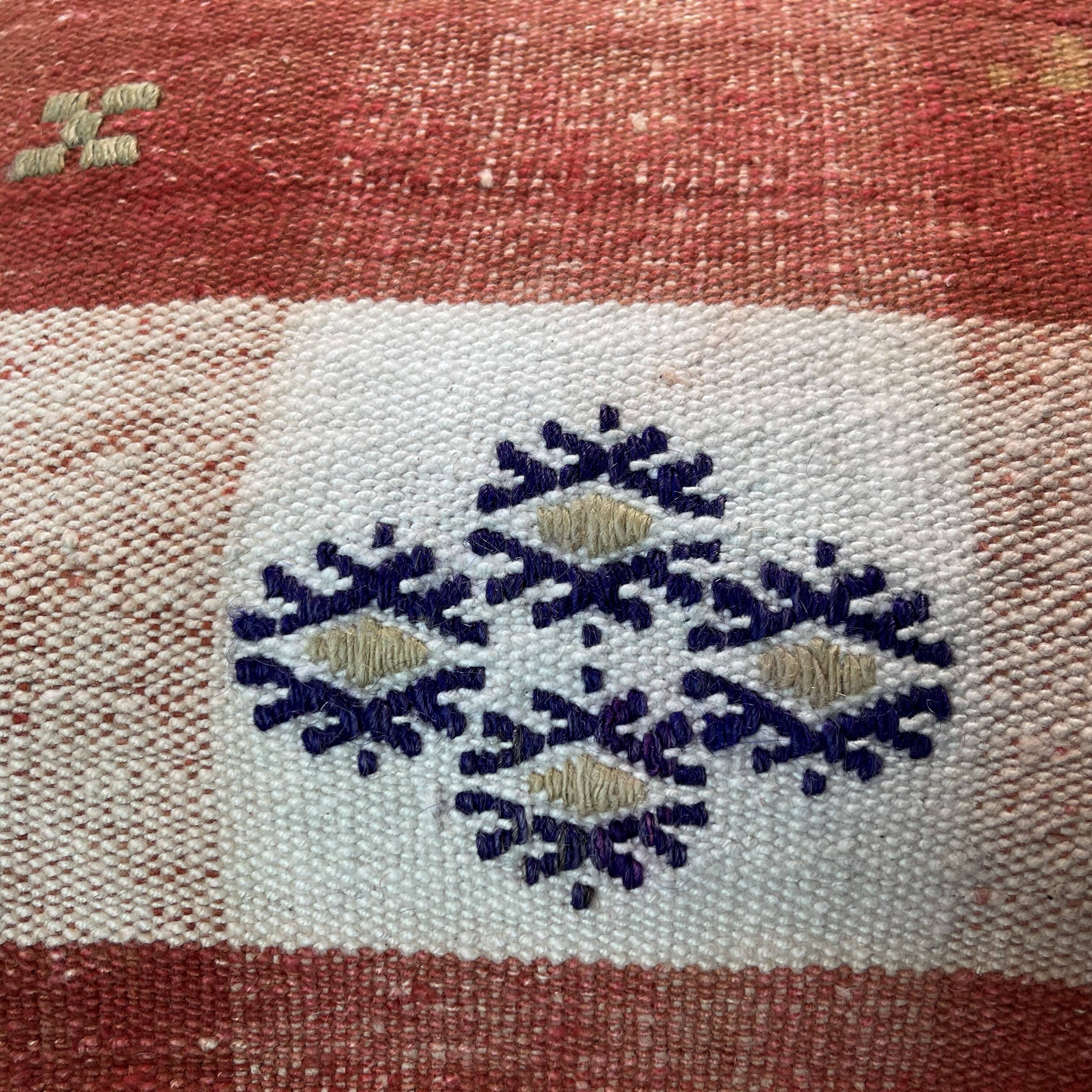 Housse de coussin kilim turc vintage 30x50cm