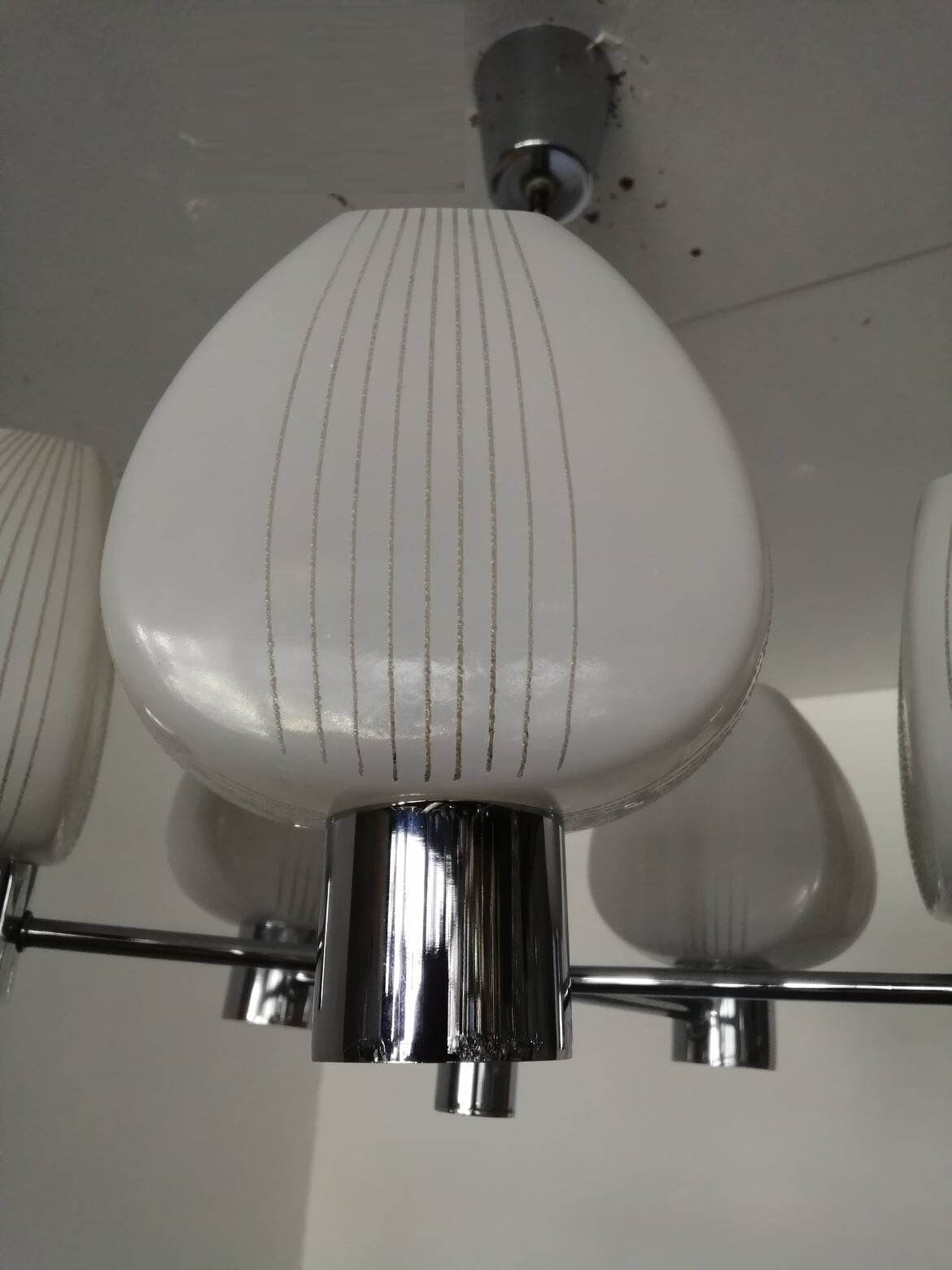 5-spoke chandelier 70s