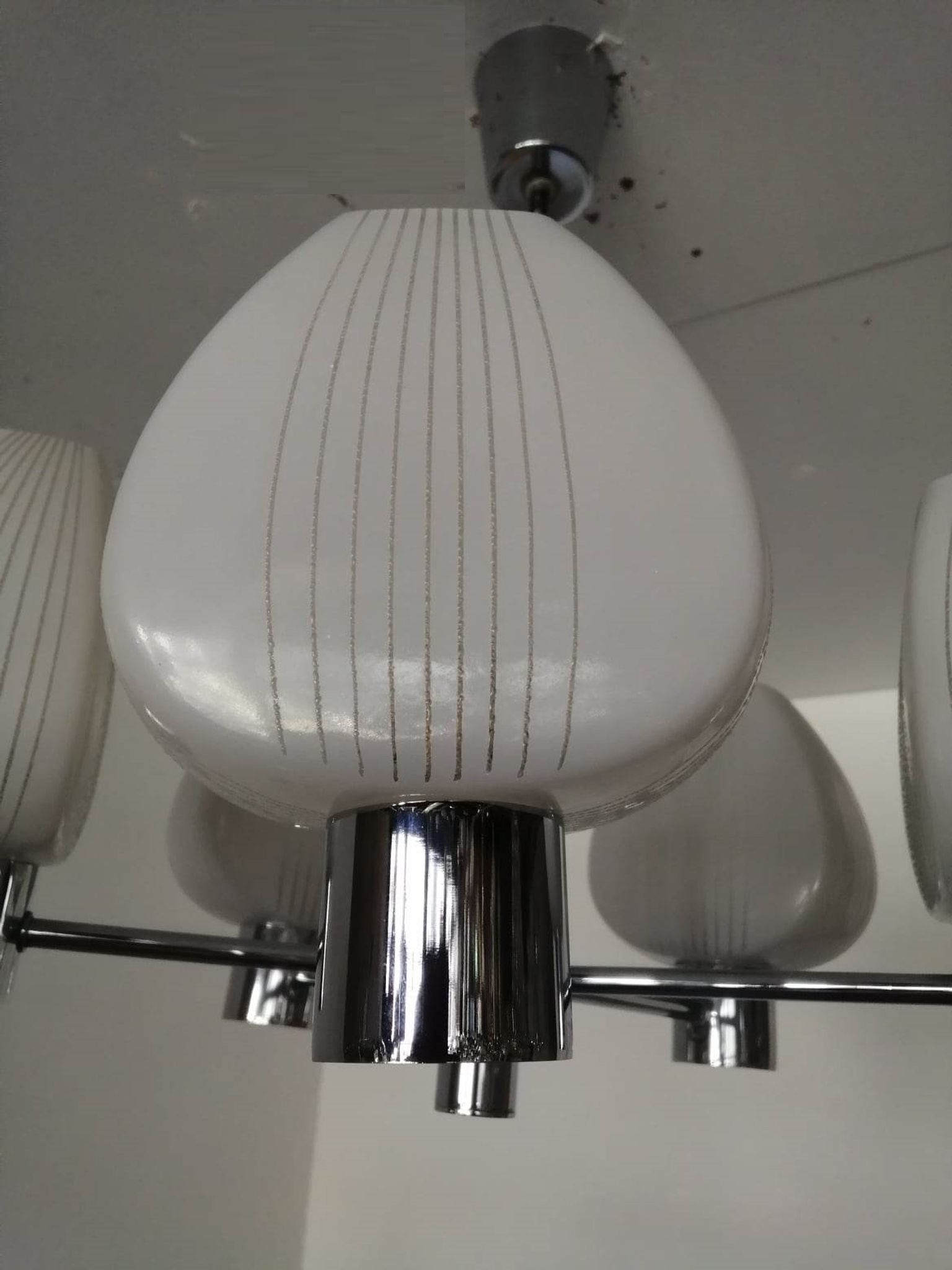 5-spoke chandelier 70s