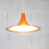 Vintage orange pendant lamp, 70's