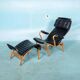 Design lounge armchair & ottoman 70s Bruno Mathsson Pernilla