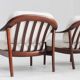 Set of 2 vintage Danish mid-century armchairs 1960s