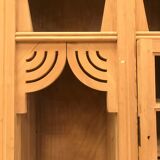 Pair of showcase furniture in solid fir XX century