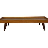 Vintage daybed minimalist design in Teak and Oak 1960s