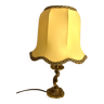 Lampe ancienne de table en bronze doré .