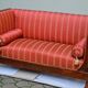 Boat-shaped sofa in 19th-century style