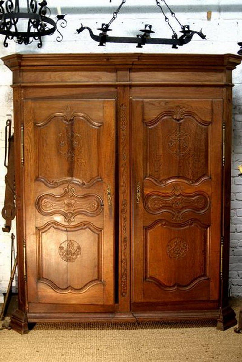 Wooden wardrobe