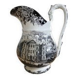 Pichet ancien en porcelaine décorée de GRIGNY