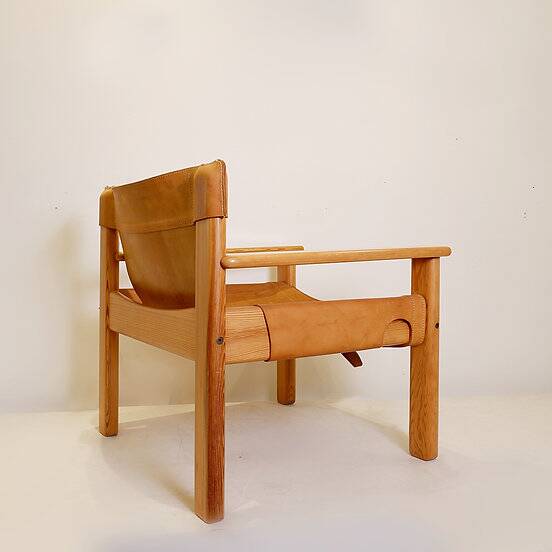 Vintage safari lounge armchair 'Natura' by Karin Mobring for Ikea