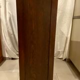 Double curtain cabinet
