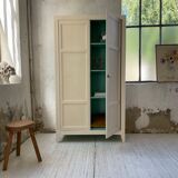 White and green cutter cabinet