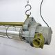 Grey Soviet Industrial Hanging Tube Light, 1970s