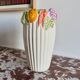 Slipware vase with fruit decoration