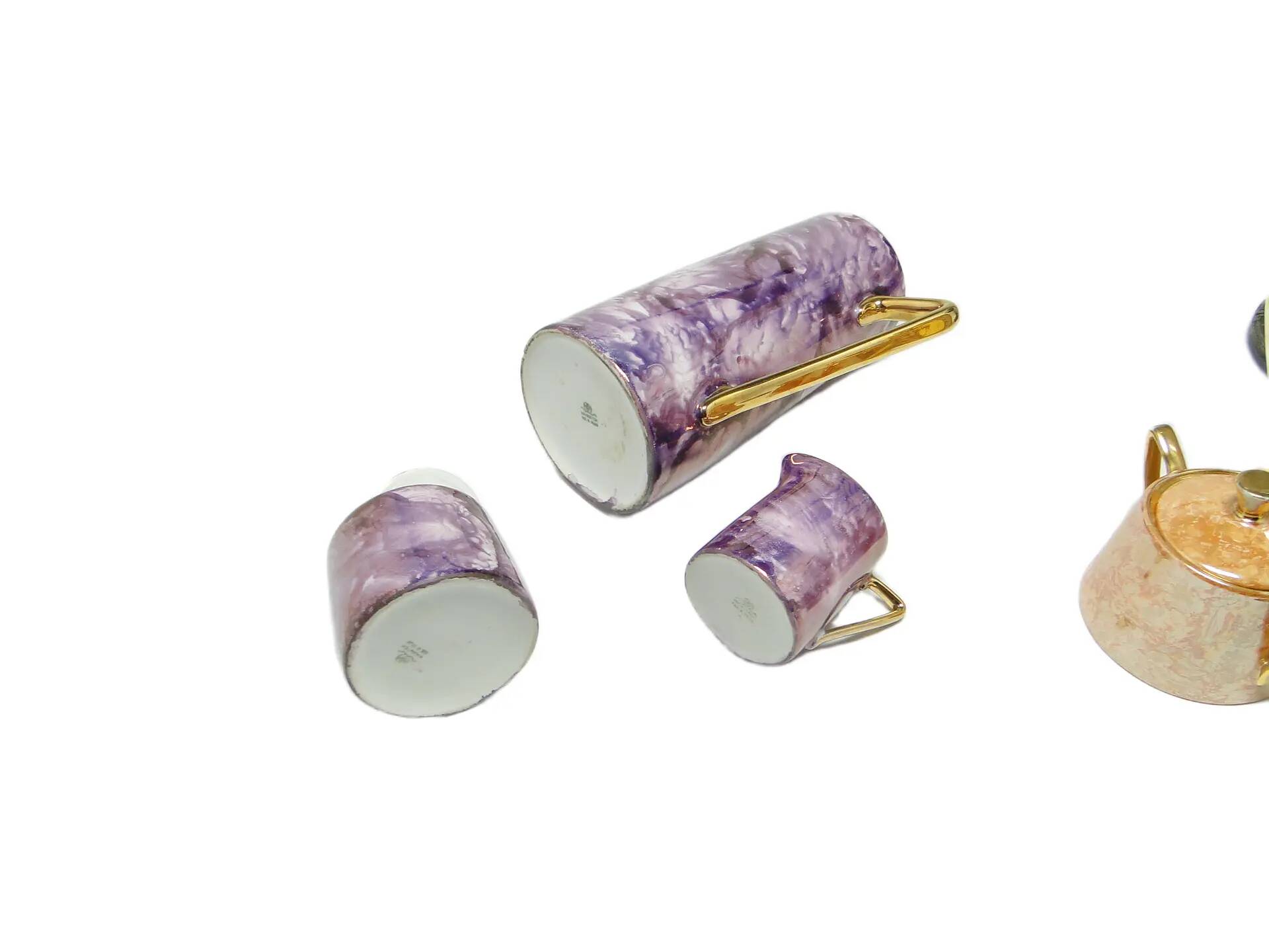 Krzysztof tableware set, mid-century modern, porcelain, Poland, 1970s.