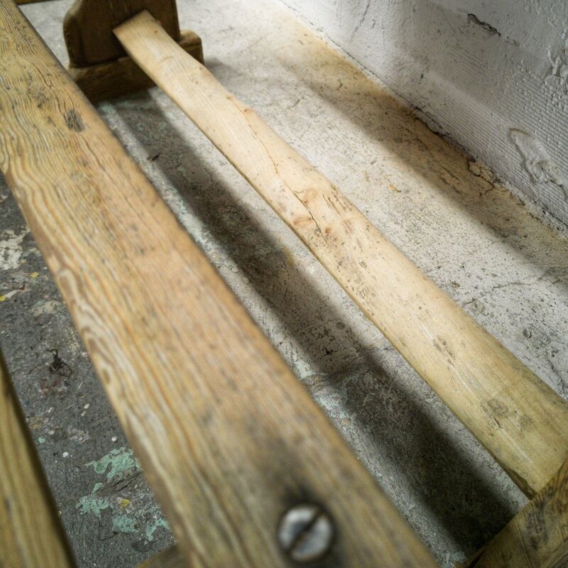 Desk double wooden school desk