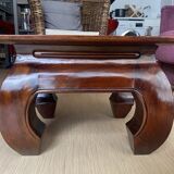 Table basse exotique en bois