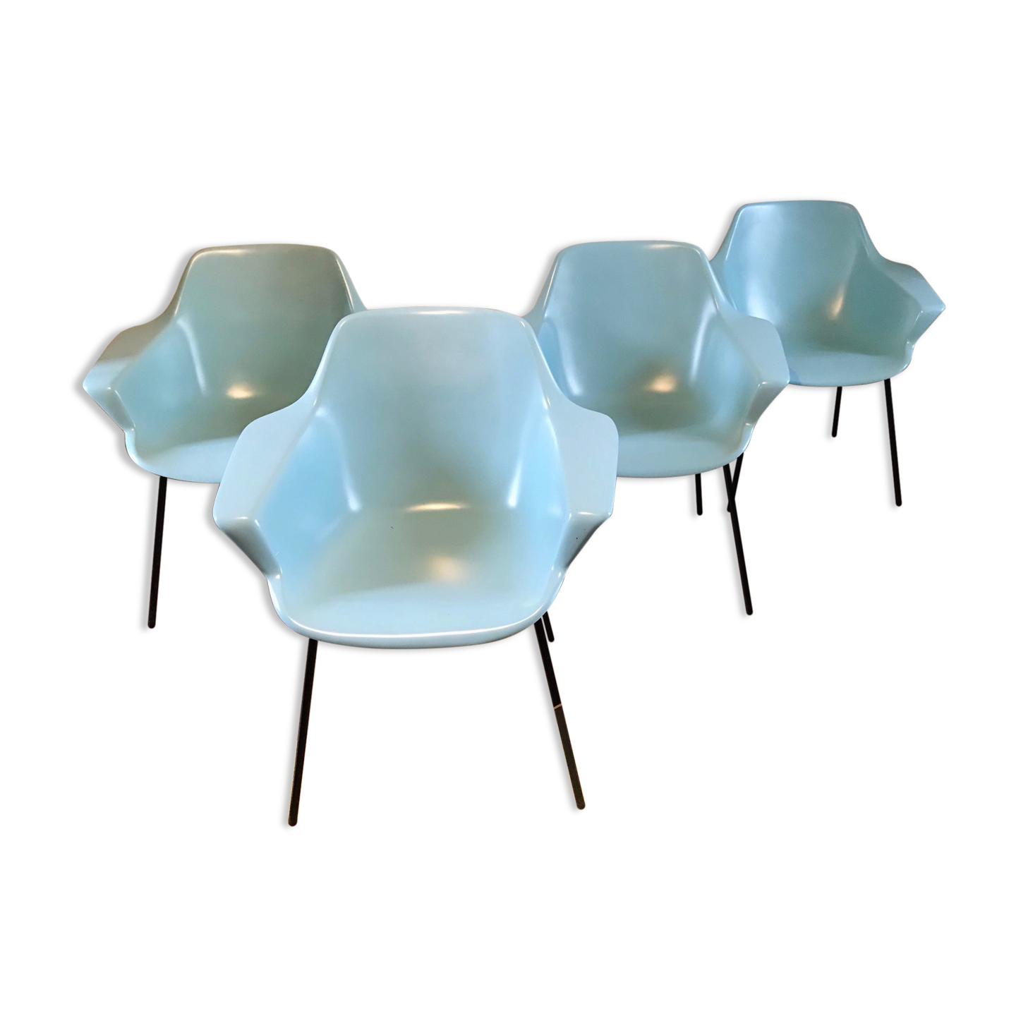 Pierre Guariche's Vampire 4 chair, edition "Maison du Monde"