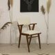 Scandinavian wooden chair 1950