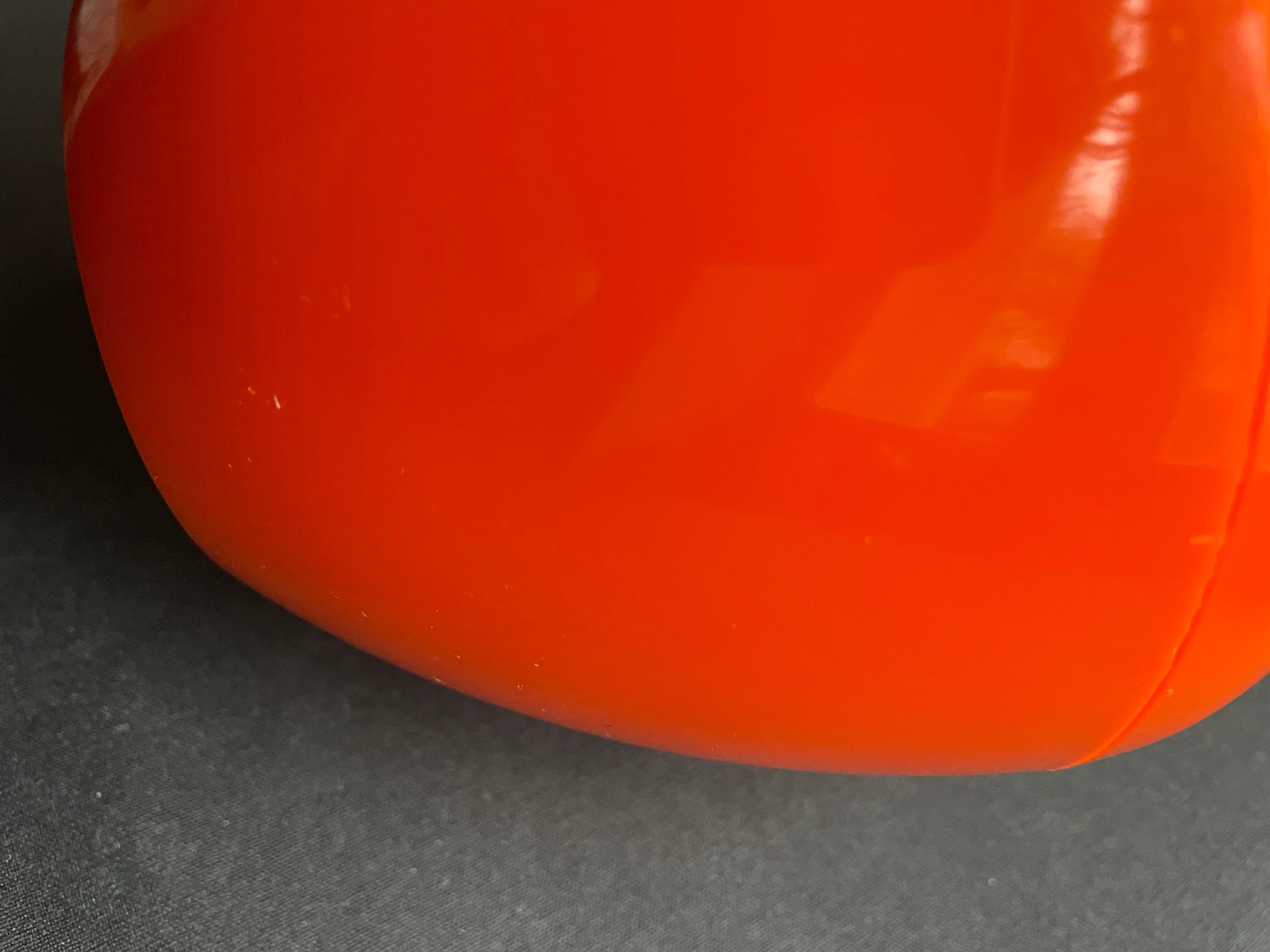 Orange apple ice bucket 1970