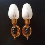 Torch wall lights