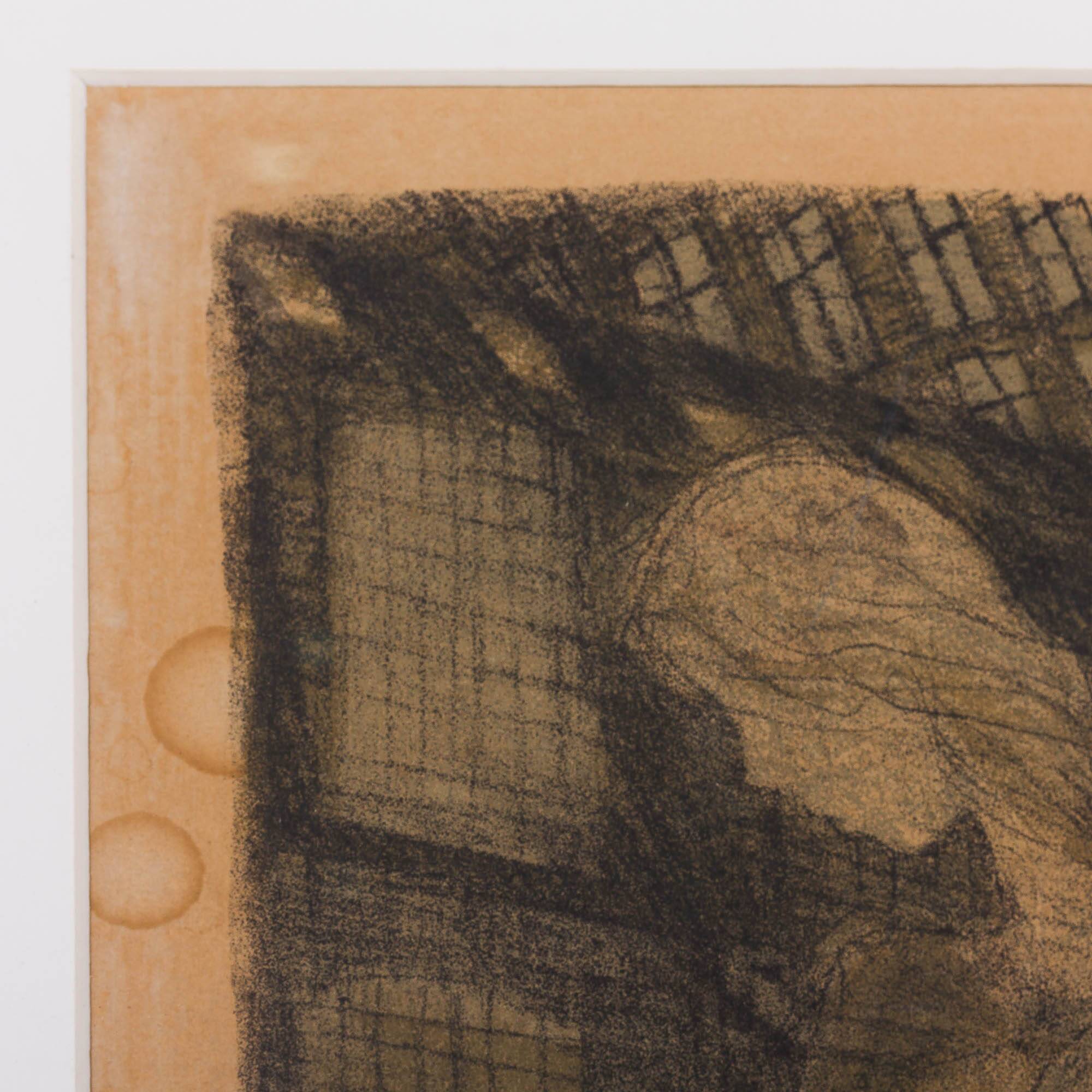 Vintage lithograph by Ib Spang Olsen