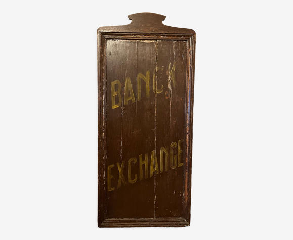 Ancienne enseigne de banque