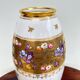 Very large limoges porcelain vase bernardaud white and iris gold