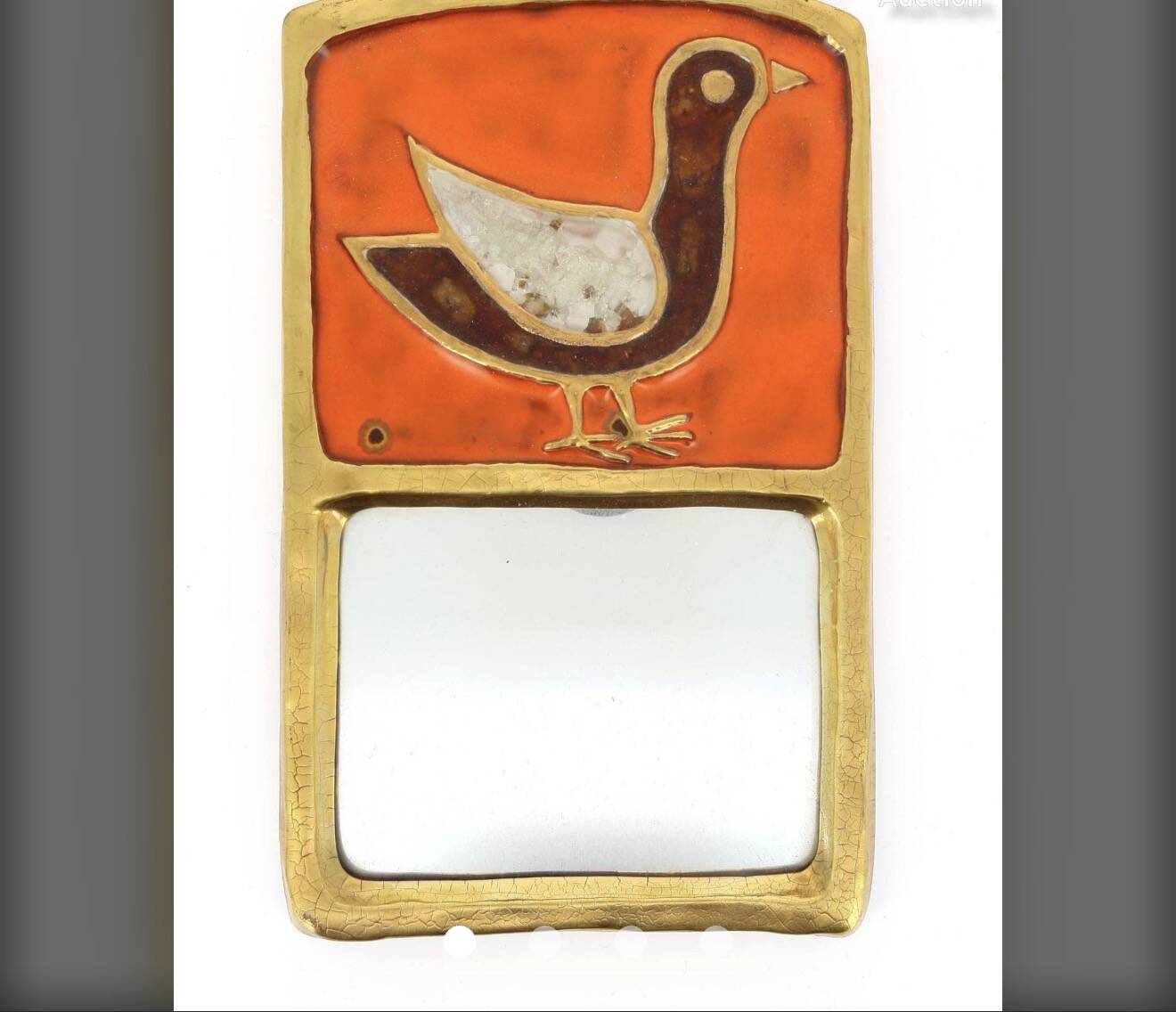 Mithé espelt ceramic stele model mirror