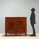 Ancient baroque walnut buffet with 3 drawers, France, 19th century