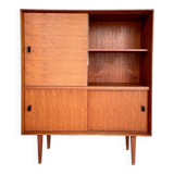 Scandinavian design teak showcase buffet