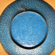 Coupe japonaise du XIXe siècle en émaux cloisonnés