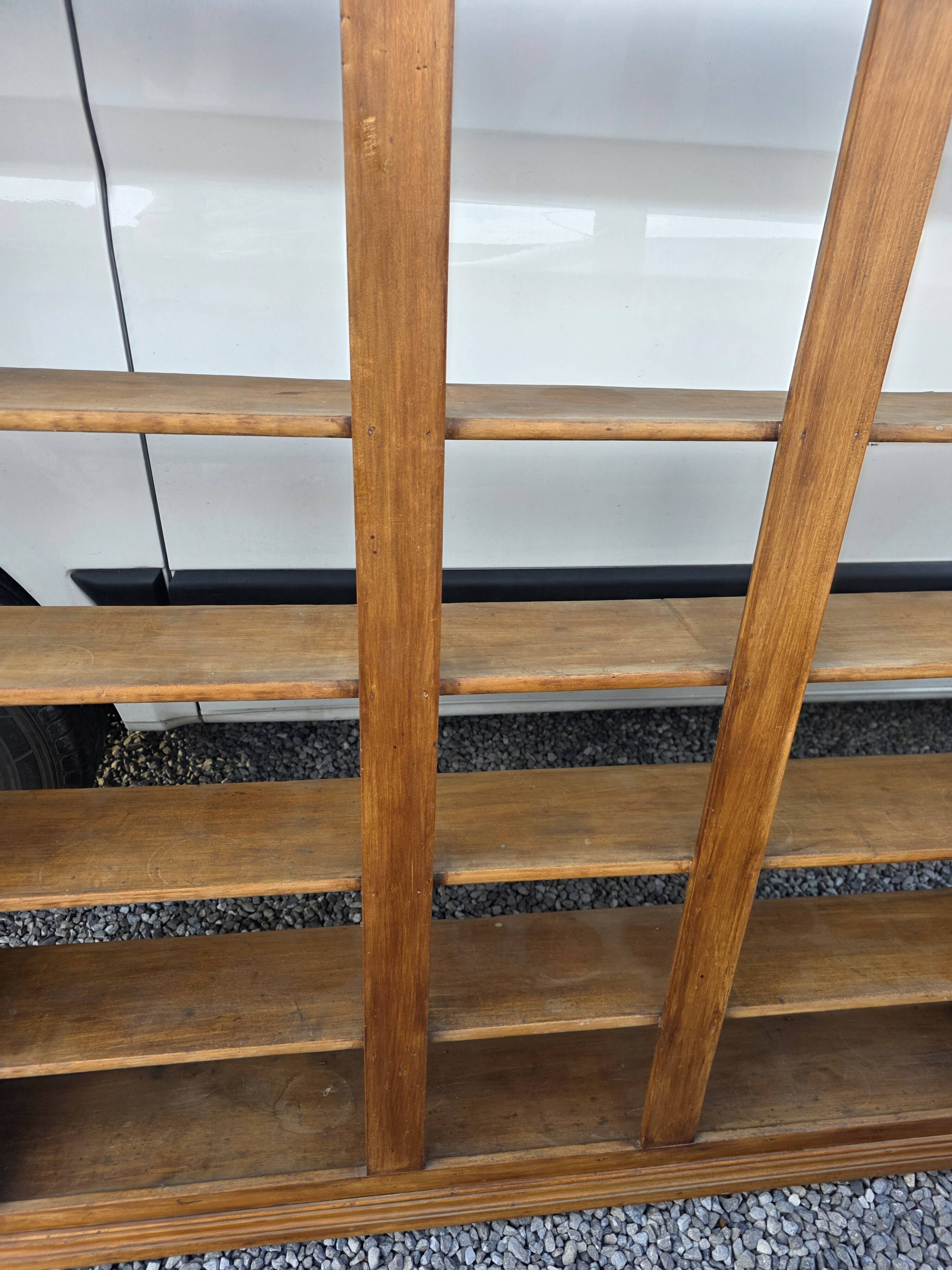Bistro window in fir wood