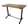 Table de bistrot pied fonte plateau bois