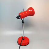 1970s red table lamp by Veneta Lumi