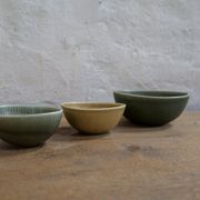 Mid-century Scandinavian set of 8 vases and bowls Rörstrand Ritzi Gunnar Nylund