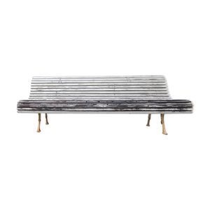 banc à lattes de jardin