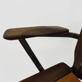 Beech armchair, deckchair by Triconfort, France 1960