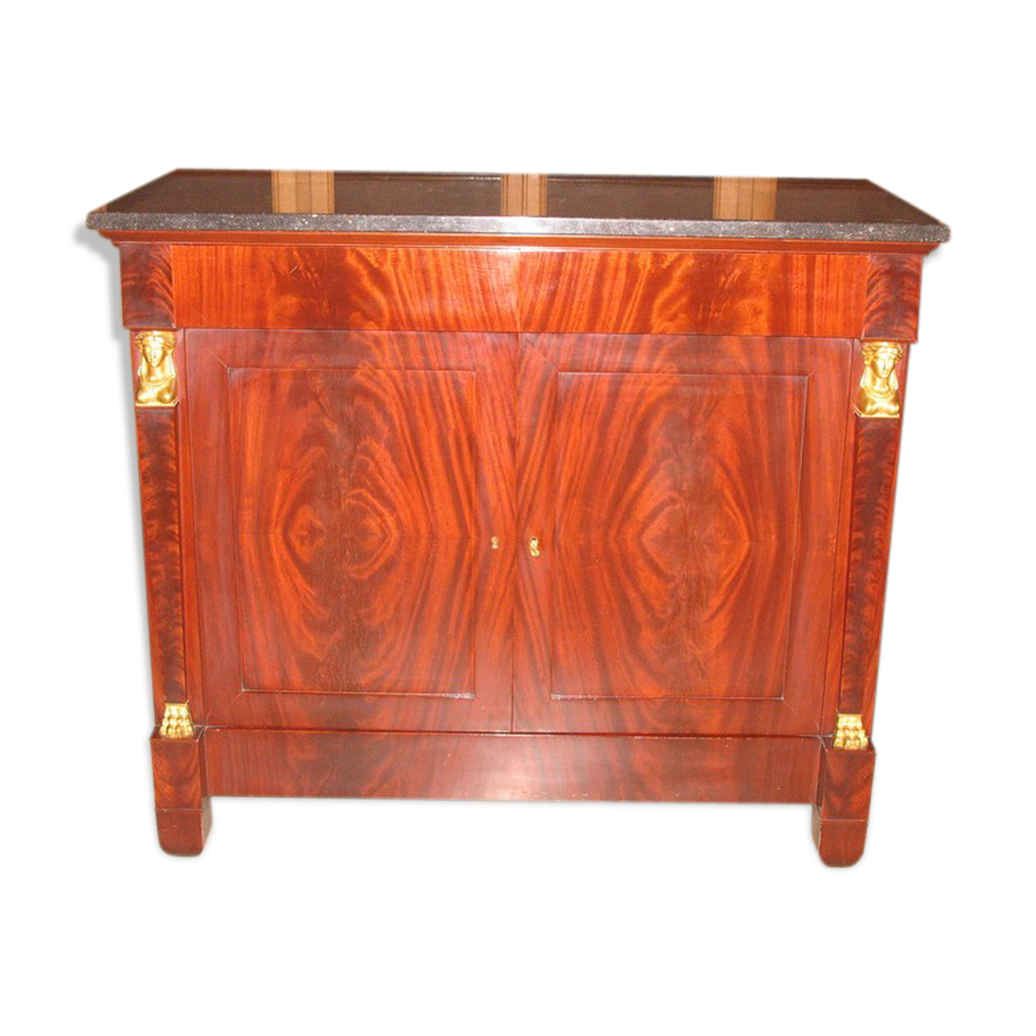 "Return from Egypt" style buffet mahogany 20th