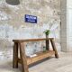 Workshop workbench in solid oak