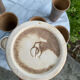 Vintage drink service in pyrite stoneware – Claude Passy (Vallauris) –