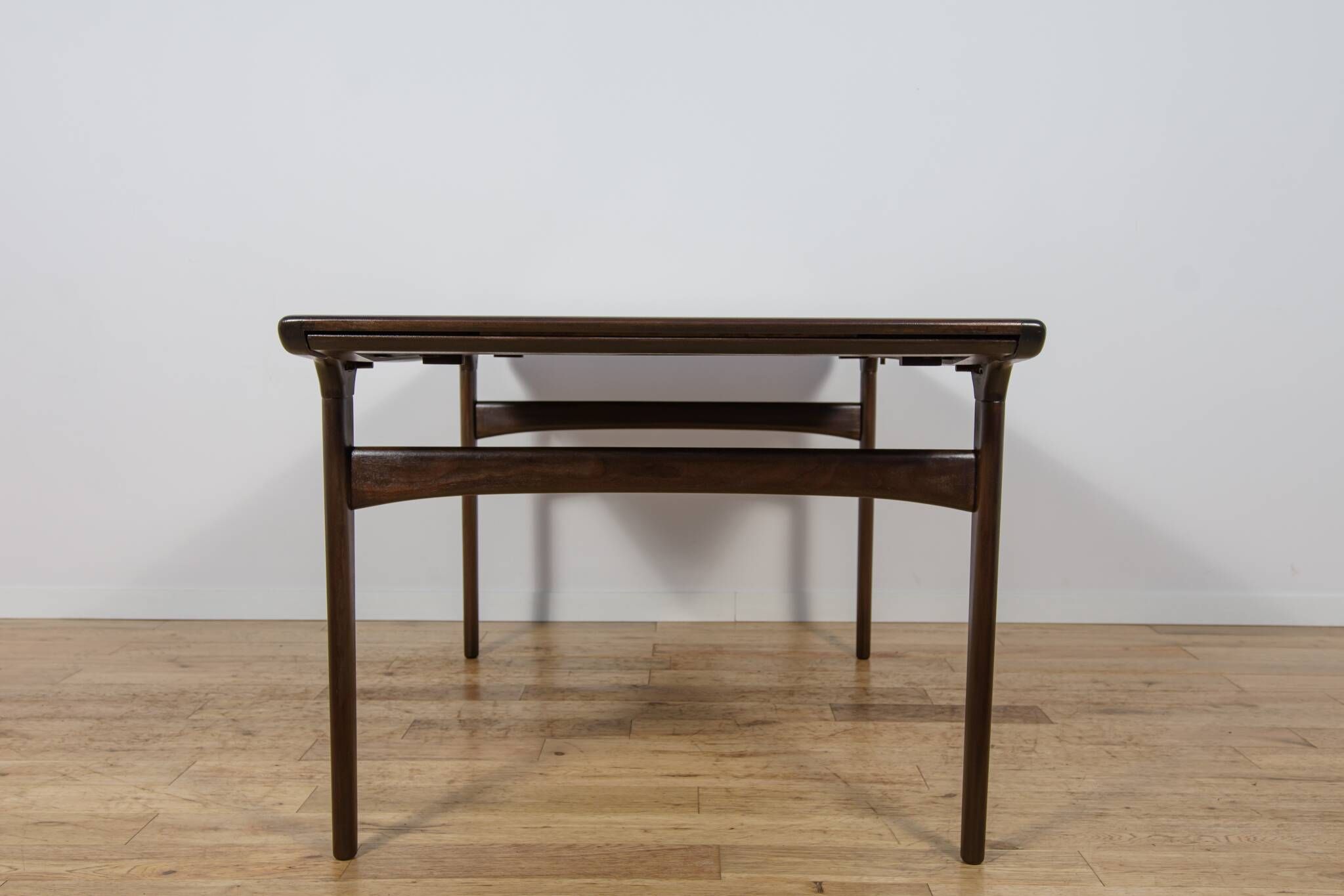 Mid-Century Teak Extending Dining Table Designed by Johannes Andersen for Uldum Møbelfabrik, Denmark, 1960s