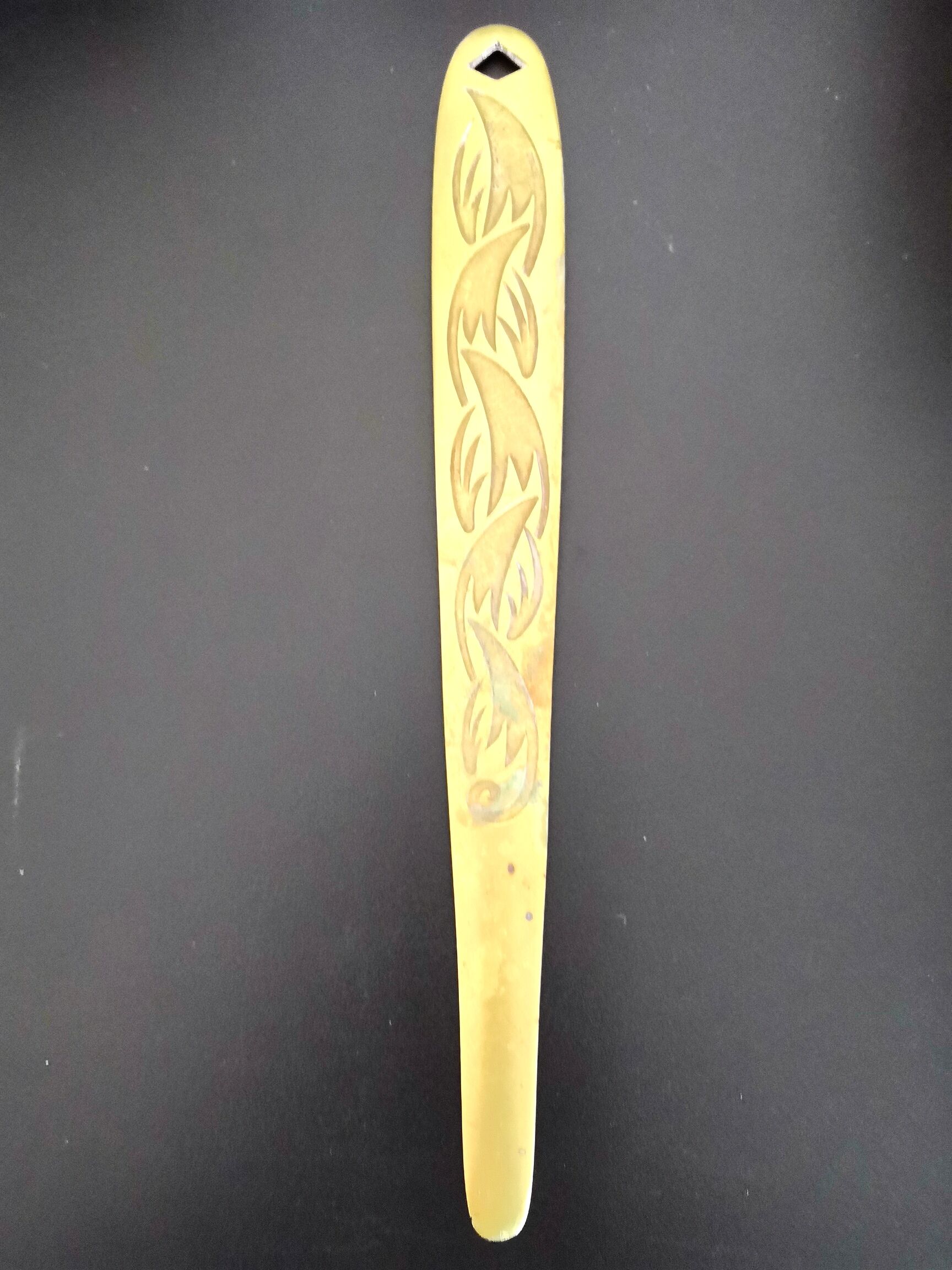 Art Nouveau bronze paper cut by Rischmann