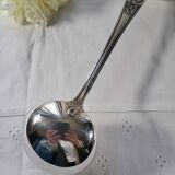 SOH silver metal ladle with shell/foliage decor