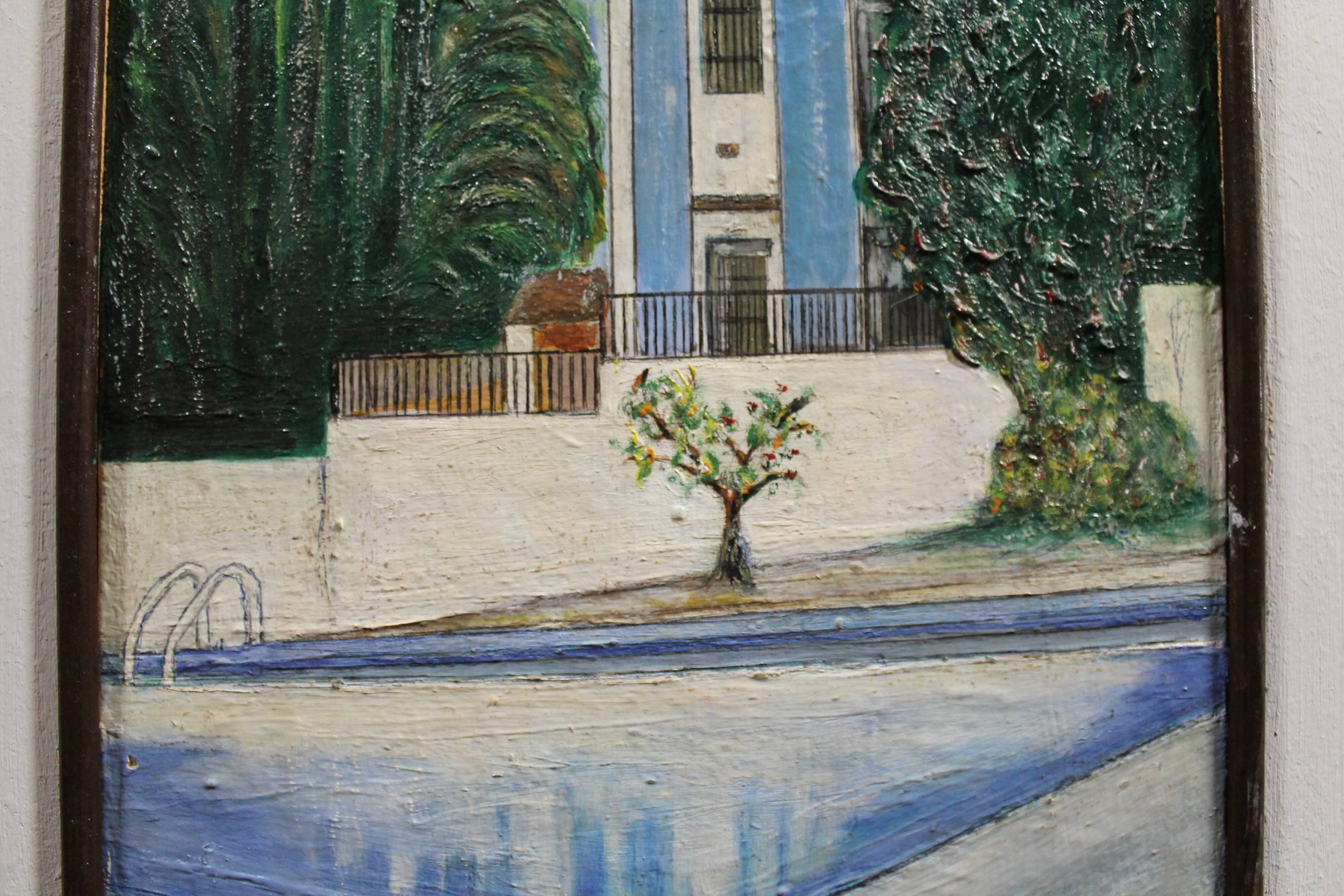 Ancient architecture painting