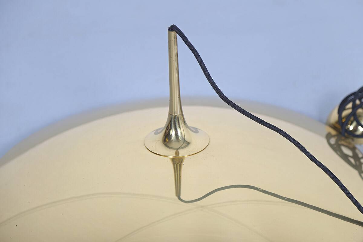 Onos 55 Pendant Light Counterweight Polished Brass by Florian Schulz