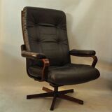 Scandinavian swivel armchair