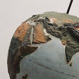 Earthglobe attributed to Jacques Adnet